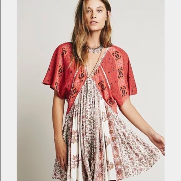 Free People Dresses & Skirts - Free People Wild World Boho Festival Floral Dress